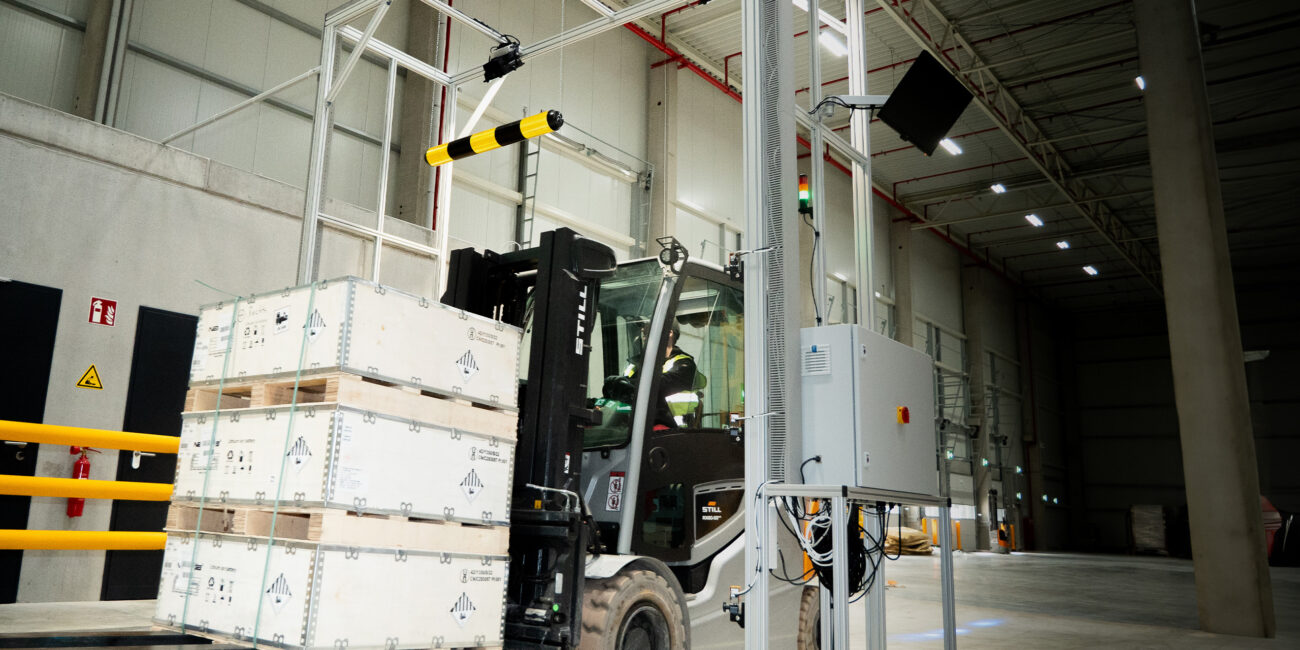 Wareneingangsgate im European Battery Hubs